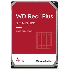 تصویر هارد اینترنال وسترن دیجیتال Red Plus با ظرفیت 4 ترابایت Western Digital Red Plus 4TB