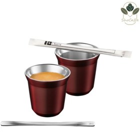 تصویر فنجان نسپرسو پیکسی اینتنسو دکف Pixie Espresso Intenso Decaffeinato -دوعددی 