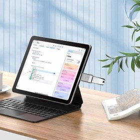 تصویر مبدل OTG USB به Type-C هیسکا مدل H6 