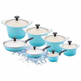 تصویر سرویس قابلمه سرامیکی 14 پارچه کیپ مدل KCS-175 Keep KCS-175 Pot Set 9 Pieces