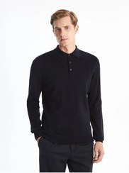 تصویر بافت آستین بلند راسته مردانه | ال سی وایکیکی LC Waikiki W4ES08Z8CENT 