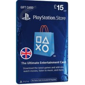 تصویر گیفت کارت 15 پوندی PSN انگلیس 