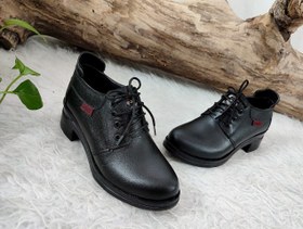 تصویر کفش طبی-اداری بندی مدل لبخند ٌWomen's strapped shoes Smile style