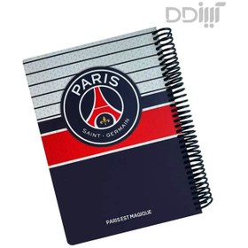 تصویر دفتر 100 برگ جلد سخت لانگو سری فوتبالی 