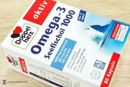 تصویر کپسول امگا ۳ دوپل هرز ۸۰ عدد دوز ۱۰۰۰ 