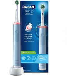 تصویر مسواک برقی اورال-بی مدل Pro 3 3000 Pure با سنسور فشار و قاب مسافرتی 