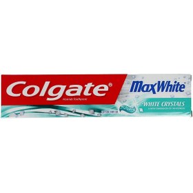 تصویر خمیر دندان کولگیت مدل Max White اصل حاوی کریستال نعنا | سفیدکننده قوی دندان | 75 میل Colgate Max White Crystal Mint Gel Toothpaste 75ml