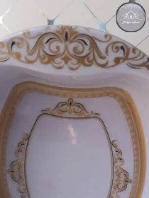 تصویر مرغ خوری ملامین بیضی 