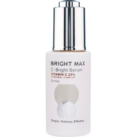 تصویر سرم ویتامین سی برایت 25 درصد برایت مکس 30 میل Bright Max C Bright Vitamin C 25% Serum 30ml