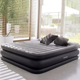 تصویر خرید تخت بادی بالش دار مدل Deluxe Pillow Rest دو نفره 2023 intex 64136 NB