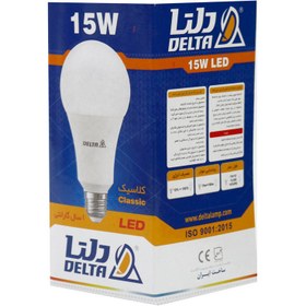 تصویر لامپ حبابی LED دلتا Delta Classic E27 15W ا Delta Classic E27 15W LED Bulb Delta Classic E27 15W LED Bulb