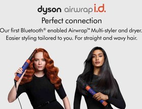 تصویر استایلر ایررپ دایسون مدل Dyson Airwrap i.d. multi-styler Straight+Wavy Vinca Blue/Topaz Dyson Airwrap i.d. multi-styler Straight+Wavy Vinca Blue/Topaz