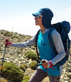 تصویر نیم زیپ فینگر - آبی 