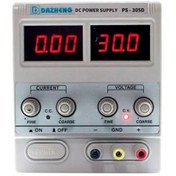 تصویر منبع تغذیه 0 تا 30 ولت 5 آمپر DAZHENG مدل PS-305D 