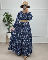 تصویر پیراهن بابونه طبقه ای 