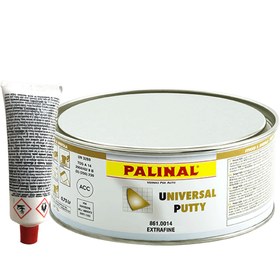 تصویر بتونه پلی استر دو جزئی پالینال مناسب انواع سطوح رنگ بژ با هاردنر Palinal Universal Polyester Putty Beige 861.0014 