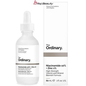 تصویر سرم پوست اوردینری (Ordinary) مدل یک درصد Niacinamide ده درصد + Zinc حجم 30 میلی لیتر ضد چروک و ضد افتادگی Niacinamide 10% + Zinc 1% 30 میلی لیتر اوردینری مناسب برای انواع پوست