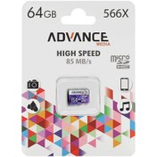 تصویر کارت حافظهADVANCE 566X 64GB 