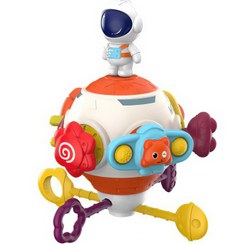 تصویر اسباب بازی بیزی بال مدل فضانورد مناسب تقویت دستورزی کودک +۶ ماه 