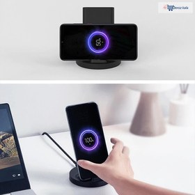 تصویر استند شارژر وایرلس شیائومی ۲۰W مدل Mi 20W Wireless Charging Stand WPC03ZM Mi 20W Wireless Charging Stand