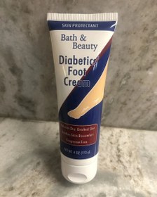 تصویر کرم پا دیابتی Bath and beauty diabetic foot cream 113g