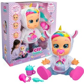تصویر عروسک دخترانه 30 سانتی اولین احساسات نوزاد مدل Cry Babies - First Emotions - Dreamy Interactive Baby Doll 