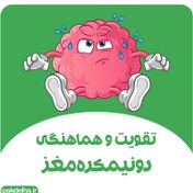 تصویر تقویت و هماهنگی دو نیمکره مغز 