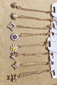 تصویر آویز ساعت - دونه برف طلایی 