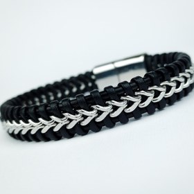 تصویر دستبند چرم مگنتی کارتیر 