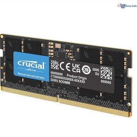 تصویر رم لپ تاپ کروشیال مدل DDR5 4800MHz ظرفیت 8 گیگابایت Crucial 8GB DDR5 4800MHz Laptop Ram