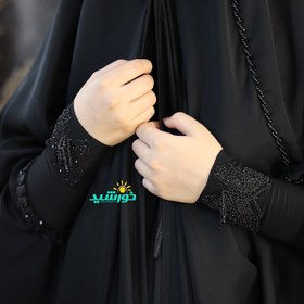 تصویر ساق دست ریون کد ۳۶۵۷ با مچ تکه دوزی 