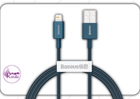 تصویر کابل لایتنینگ بیسوس مدل CALYS-A03 طول 1 متر Baseus Lightning Cable Model CALYS-A03 Length 1 Meter