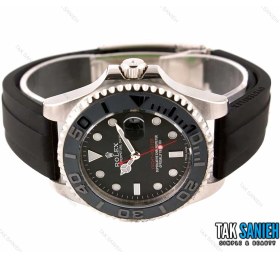تصویر ساعت مچی مردانه رولکس مدل Yacht-Master بند رابر 