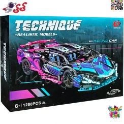 تصویر لگو ماشین لامبورگینی مدل S7604 تکنیک ۱۲۸۰ قطعه 