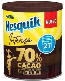 تصویر پودر کاکائو نسکوئیک اینتنسو تلخ نستله Nestle Nesquik Intenso 70% cocoa Powder 