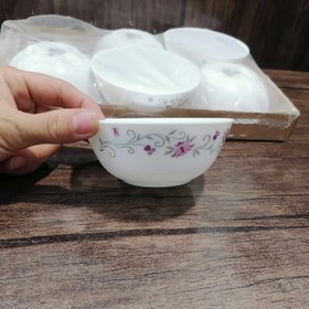تصویر پیاله ترشی پارس اپال مدل لیندا کد 124 بسته ۶ عددی 