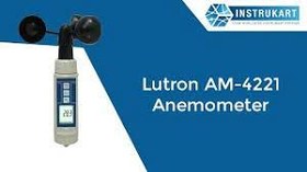 تصویر باد سنج و ترمومتر فنجانی با IP65 برند لترون LUTRON AM-4221 Wind Speed Cup Anemometer LUTRON AM-4221