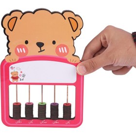 تصویر چرتکه 5 ستون رویال Royal Abacus wooden of 5 Columns