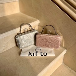 تصویر کیف مجلسی زنانه شاین دار کد 7788 