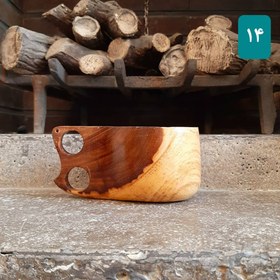 تصویر 1 عدد لیوان چوبی کوکسا کد 214 