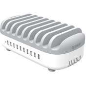 تصویر ایستگاه شارژ 10 پورت با استند اوریکو مدل DUK-10P 
