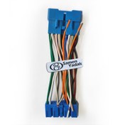 تصویر سوکت فابریک دزدگیر سایپا مناسب پراید، تیبا و ساینا 