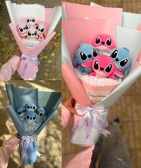 تصویر بوکت استیچ طرح دسته گلM96 - جینگولستان 