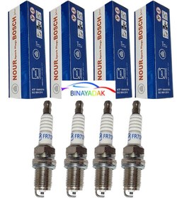 تصویر شمع خودرو بوش مدل FR7DE تک پلاتین 