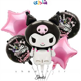 تصویر پک بادکنک فویلی کرومی 