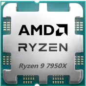 تصویر پردازنده کامپیوتر ای ام دی Ryzen 9 7950X Tray AMD Ryzen 9 7950X Tray Computer Processor