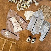 تصویر ست ۳ تکه سویشرت شلوار آدیداس کد ۵۳۱۲ 