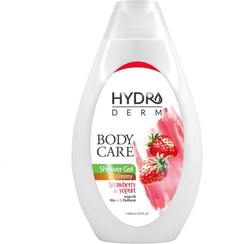 تصویر شامپو بدن کرمی با رایحه ماست و توت فرنگی حجم 500 میل هیدرودرم ا Hydroderm Creamy Body Wash Strawberry And Yogurt 500 ml Hydroderm Creamy Body Wash Strawberry And Yogurt 500 ml