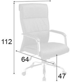 تصویر صندلی مدیریتی مدل T 3310 راحتیران ا T 33-10 T 33-10