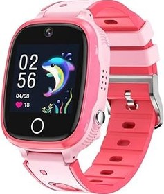 تصویر Porodo Blue 4G Kids GPS Smart Wath With SetRacker 2 برنامه - صورتی Porodo Blue 4G Kids GPS Smart Watch with Setracker 2 app - Pink